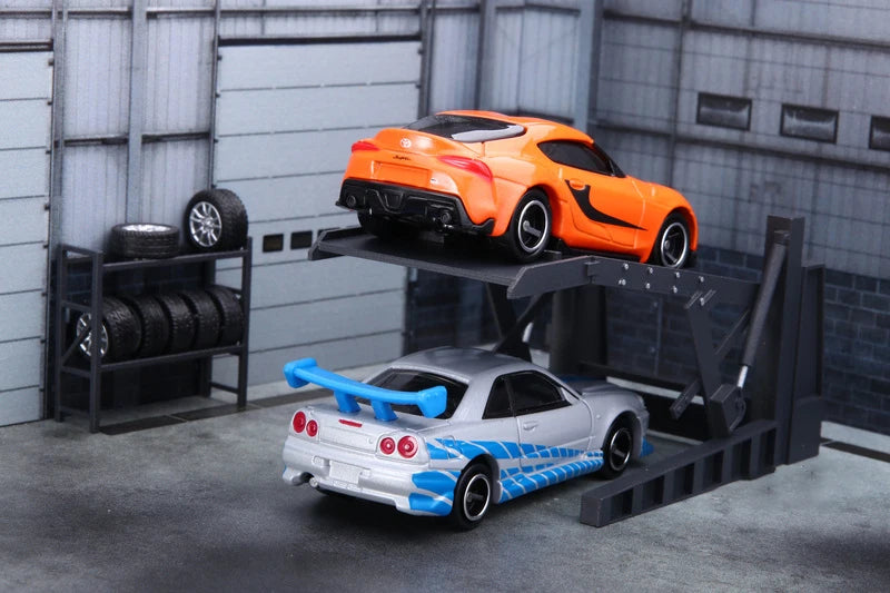 Speed Legends Miniature Collection: TOMY Fast & Furious Toyota Supra & Nissan GTR