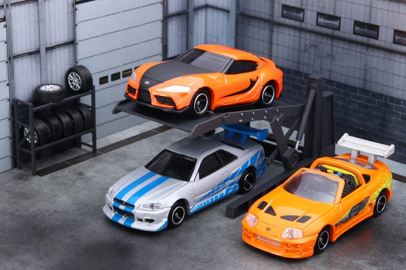 Speed Legends Miniature Collection: TOMY Fast & Furious Toyota Supra & Nissan GTR