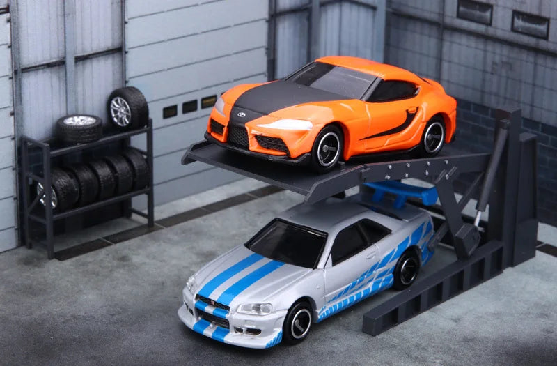 Speed Legends Miniature Collection: TOMY Fast & Furious Toyota Supra & Nissan GTR