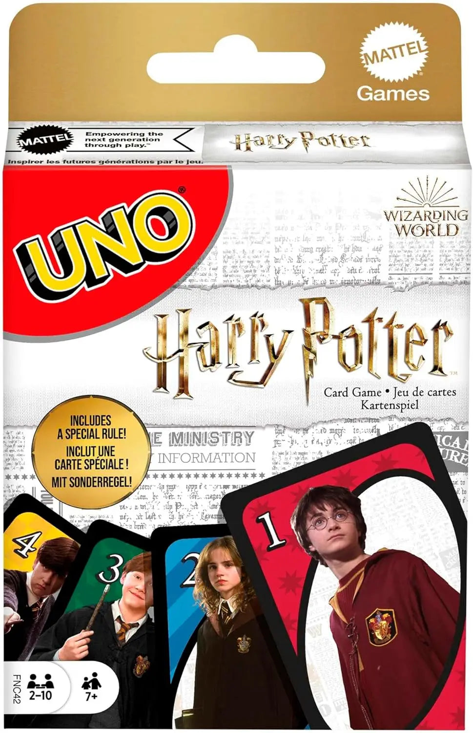 UNO Harry Potter Edition - Magical Card Game for Family Game Night