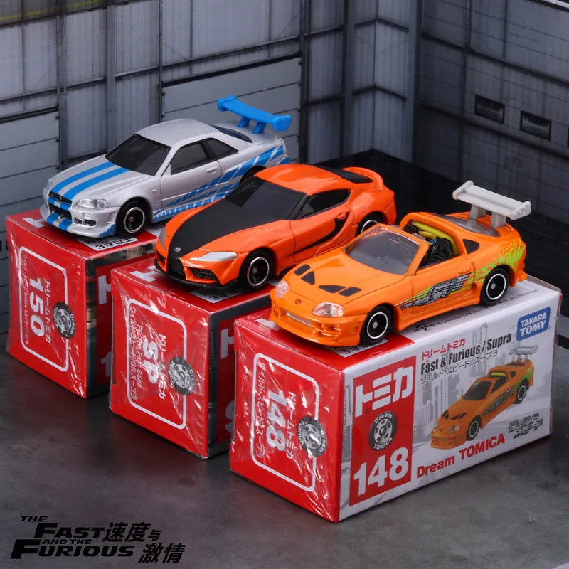 Speed Legends Miniature Collection: TOMY Fast & Furious Toyota Supra & Nissan GTR