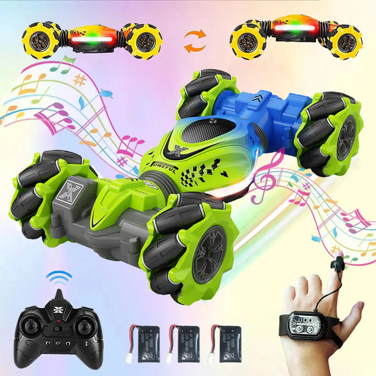 TurboTwist Stunt Racer: 4WD RC Car with Gesture Control