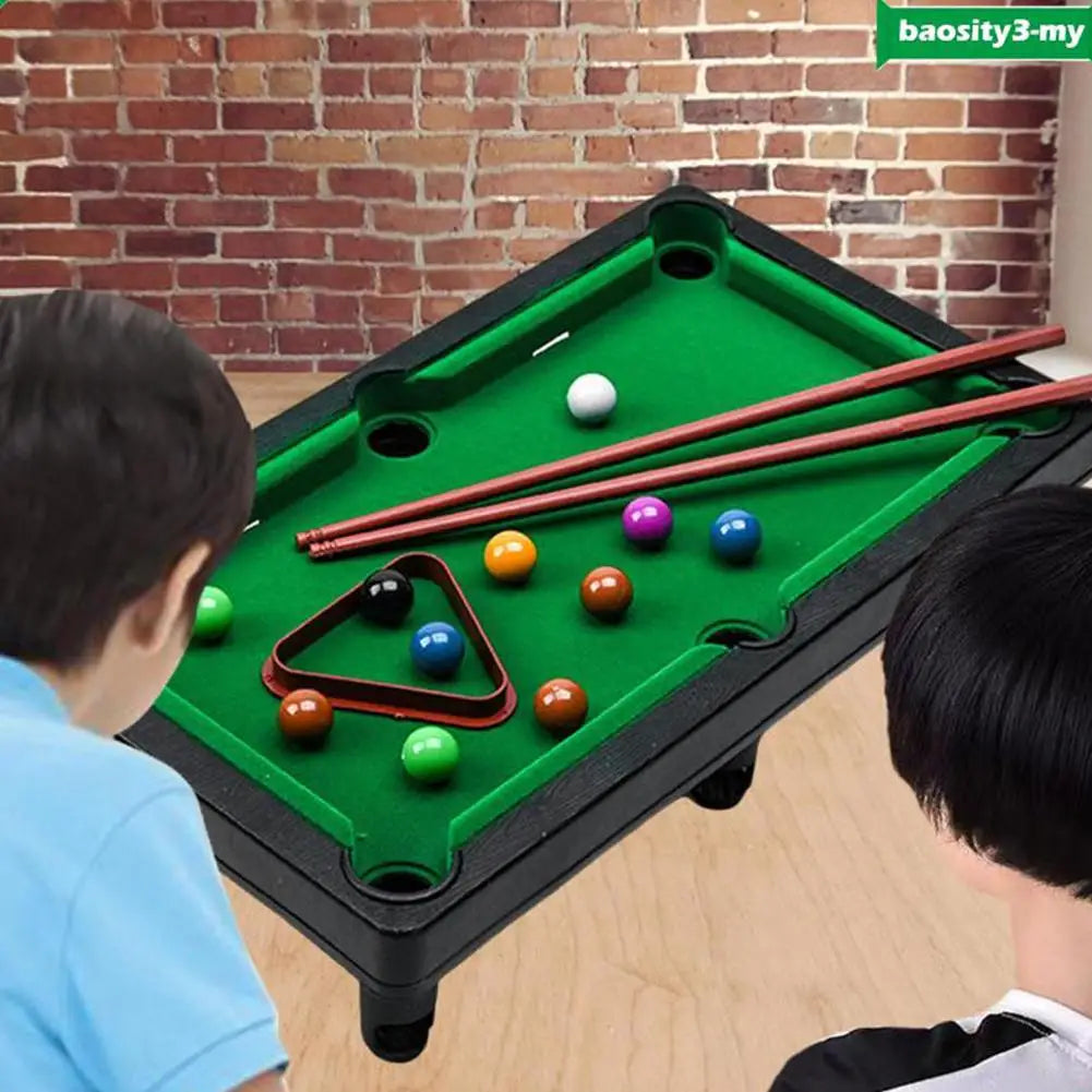 Mini Desktop Pool Table - Compact Snooker Game for Home and Office